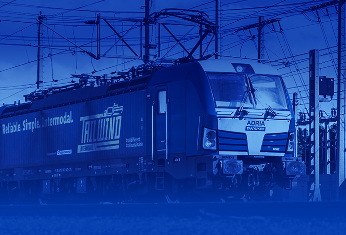 TAILWIND on equal terms: Trail transport for reliable and predictable logistics.