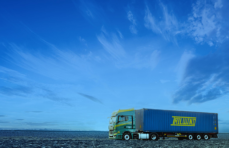 GARTNER LKW mit Tailwind Container