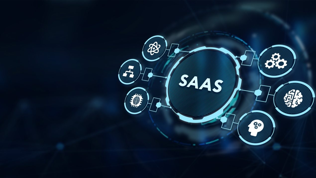 Software-as-a-Service (SaaS) Konzept | Digitales Cloud Abonnement Modell & Geschäftsanwendungen