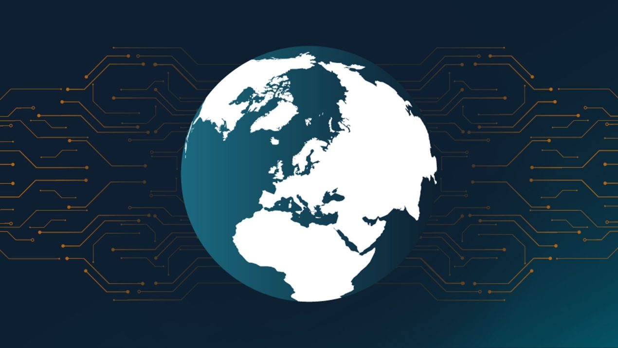 digitale weltkarte