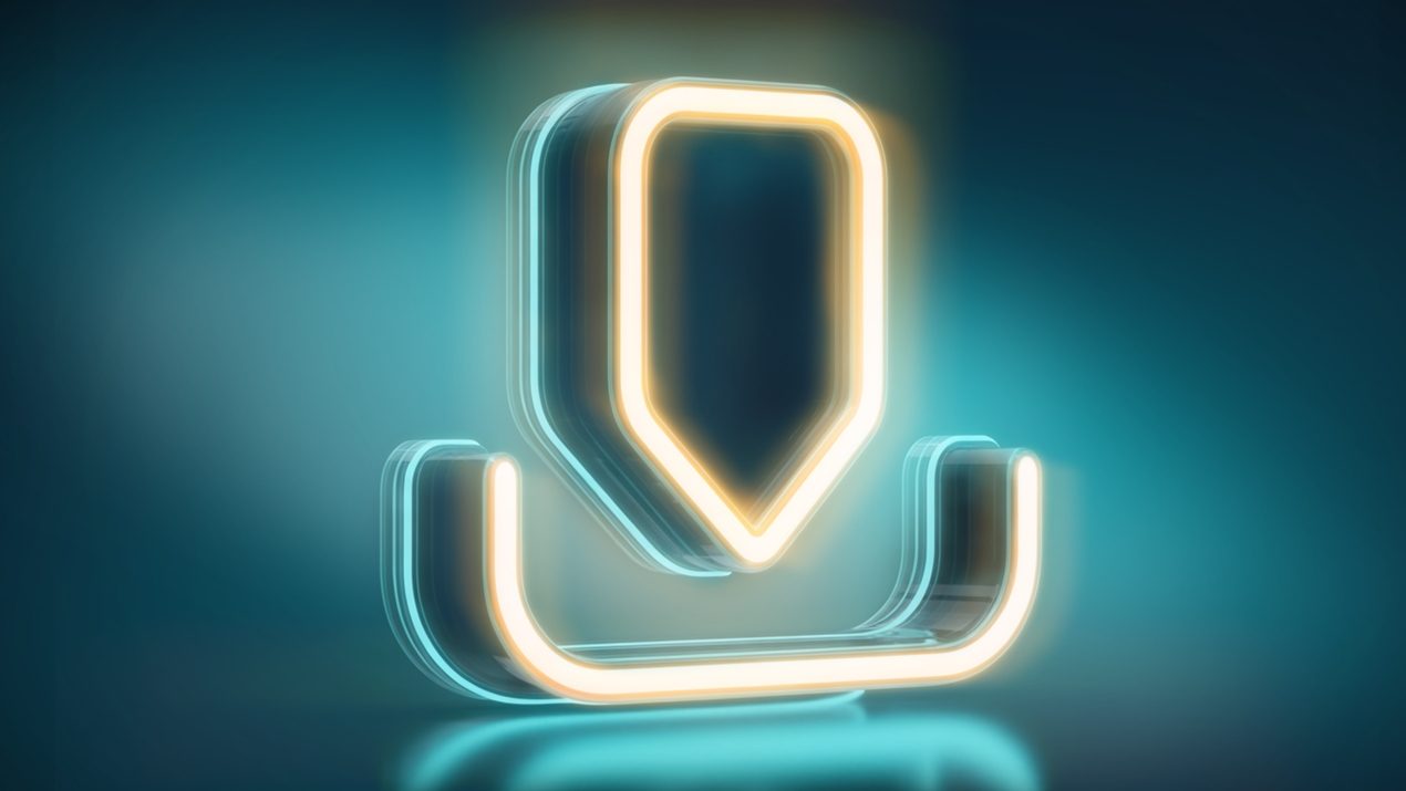 Download icon in Workpsace by STACKIT look