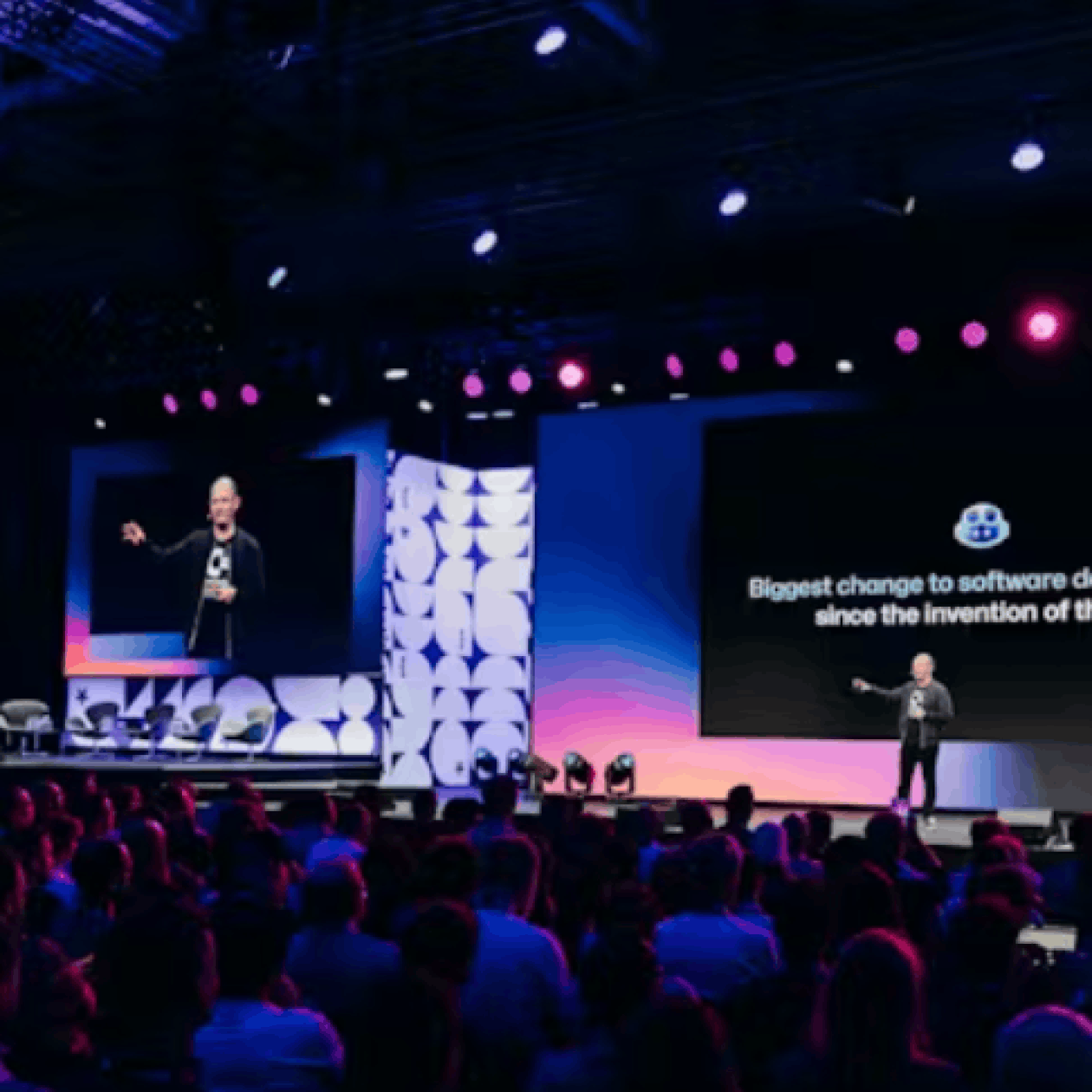 Keynote auf dem WeAreDevelopers World Congress 2026 in der Messe Berlin.