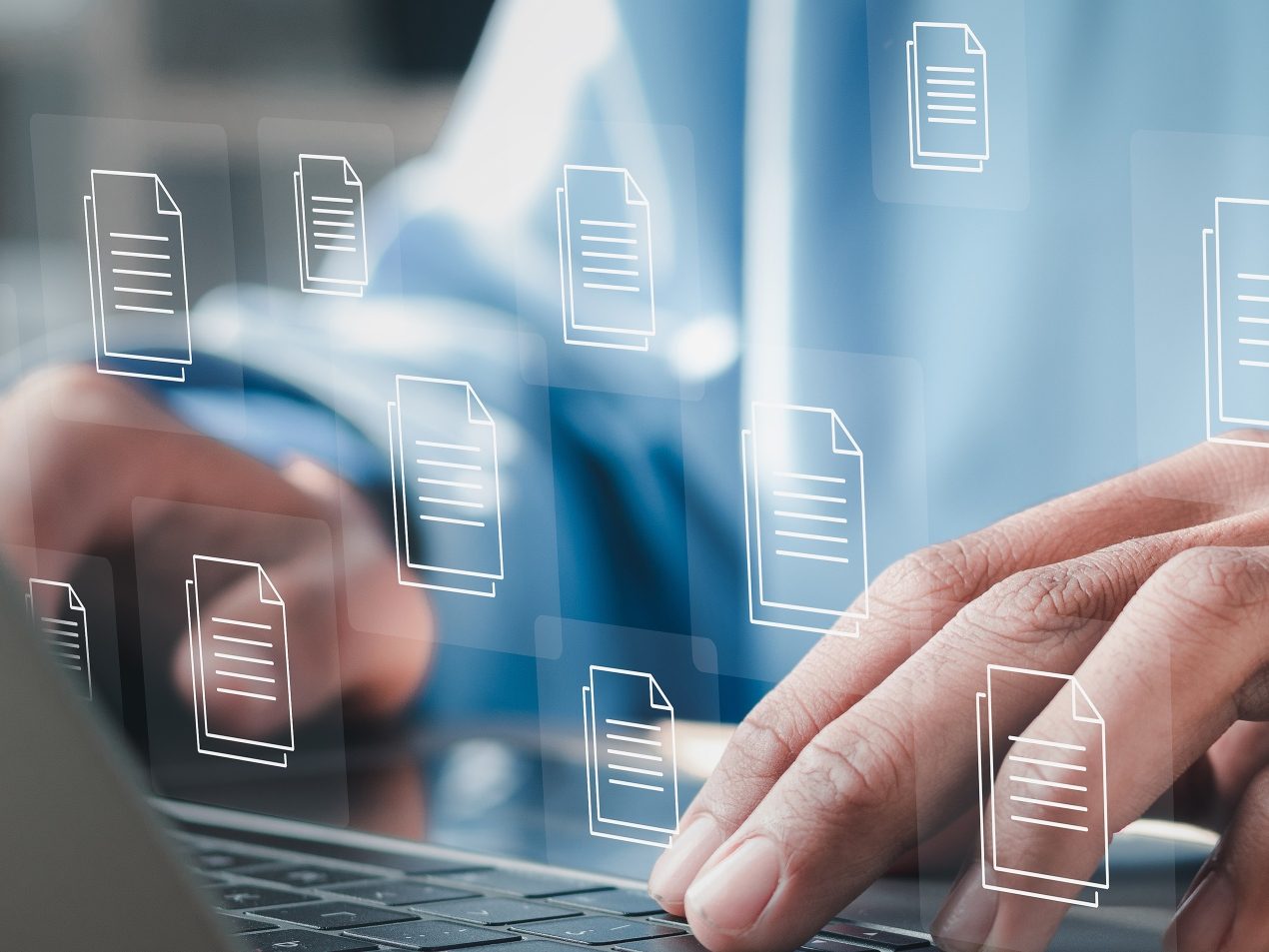 Employees in digital data management and document management | Filing, archiving & cloud storage