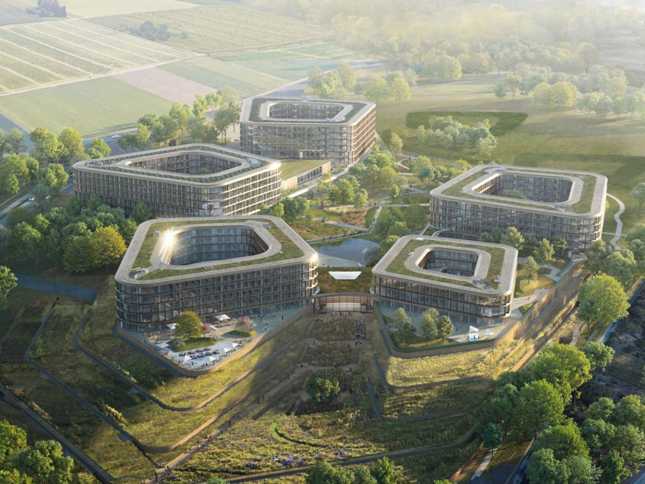 Visualisierung des Schwarz Projekt Campus