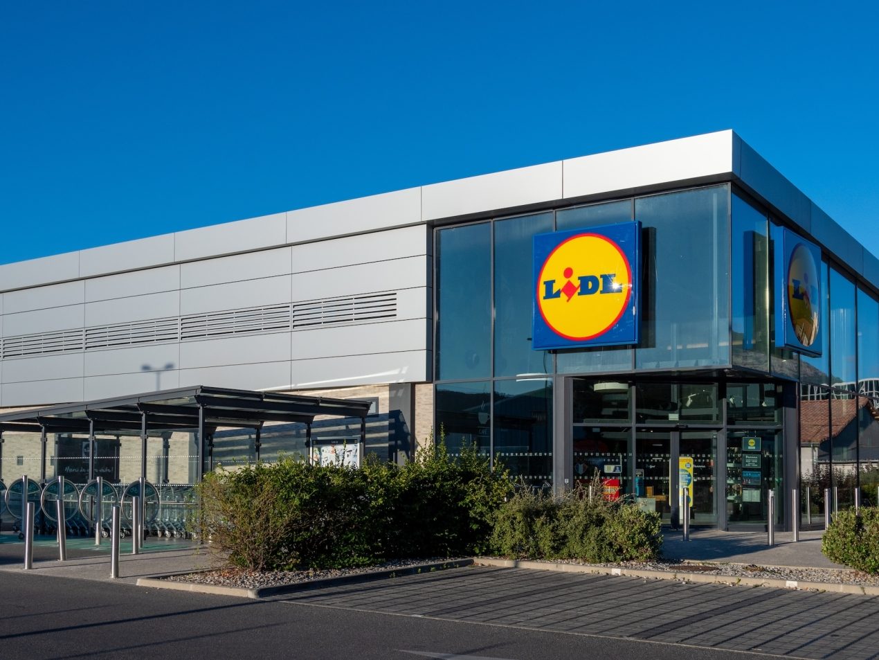 Lidl Filiale von außen