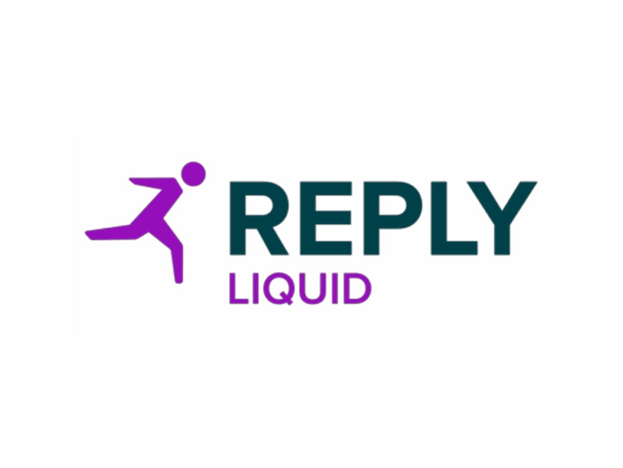 reply liquid on white