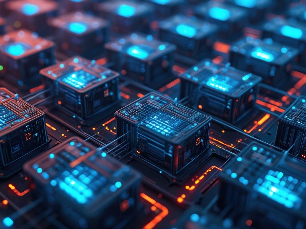 Digital background with networked server containers and virtualization technology