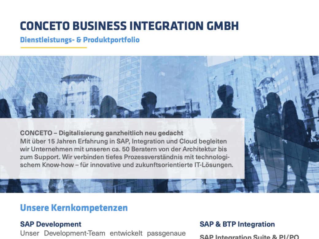 CONCETO Partner Flyer
