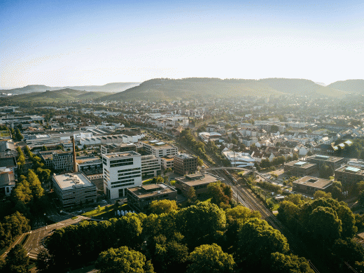 Bildungscampus Blick von oben