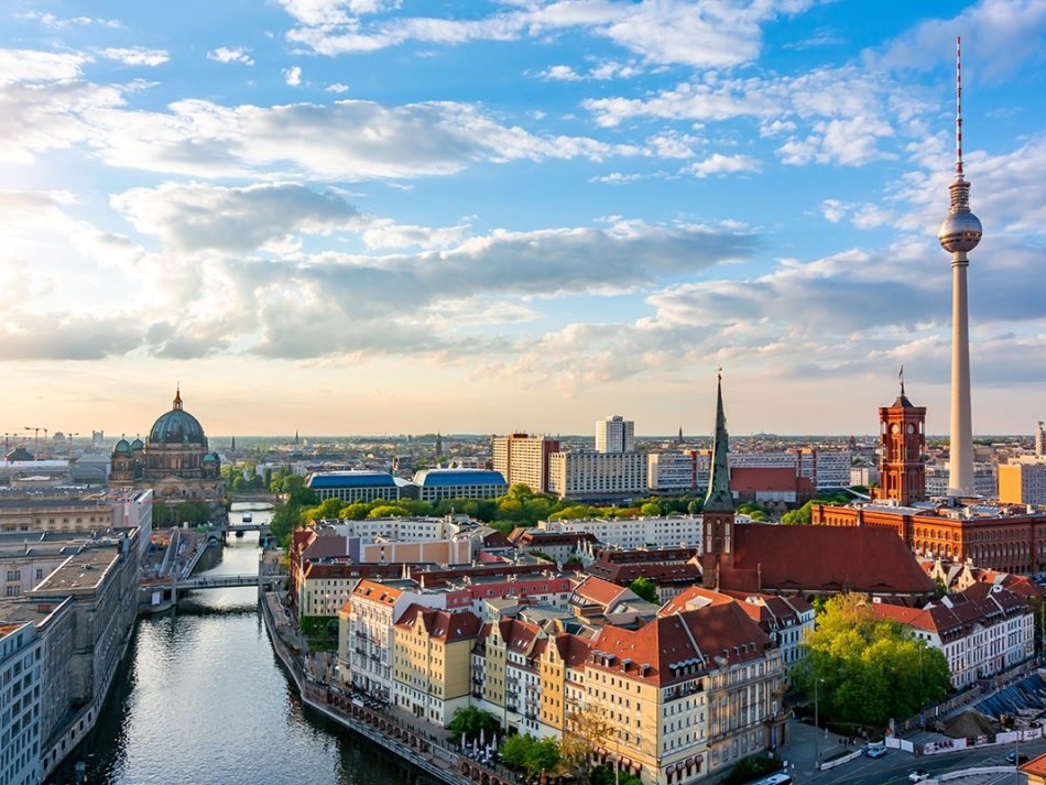 Speaker on a stage at an event