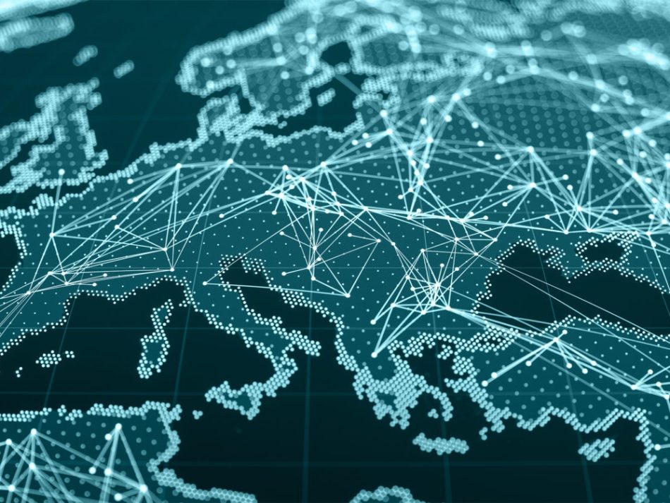 digital STACKIT Europe map