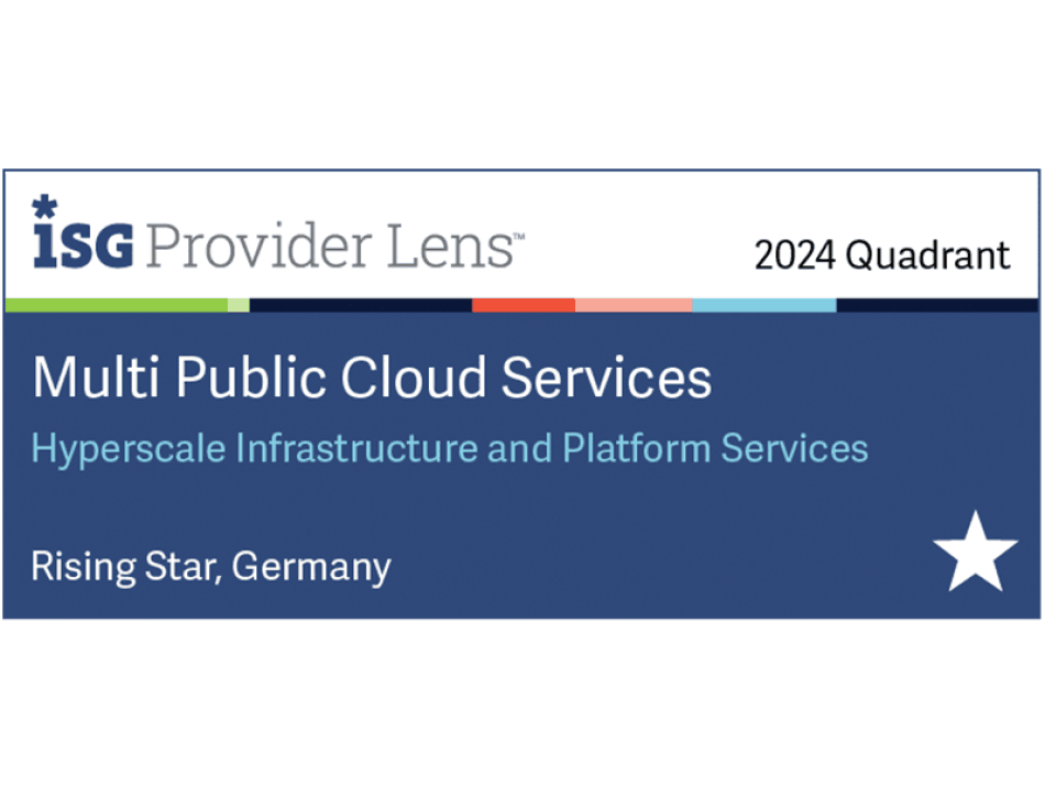 ISG Rising Star, Multi Public Cloud Services 2024