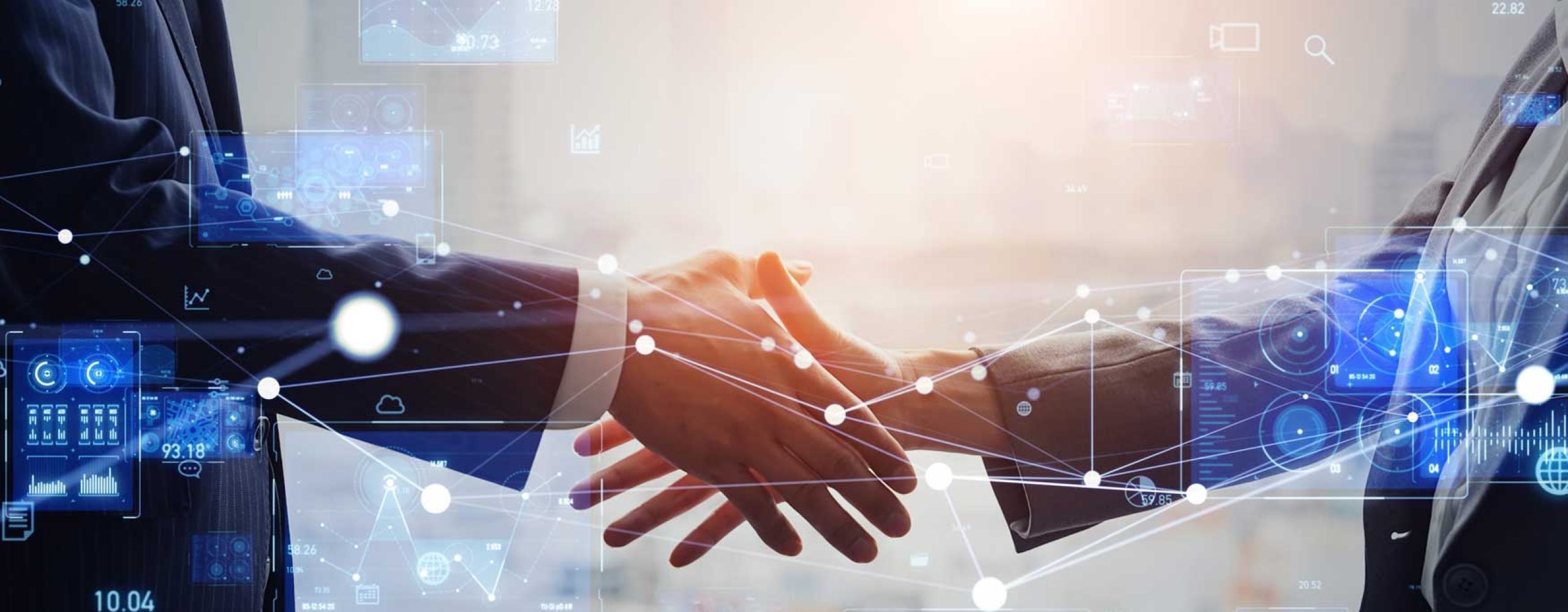 Concept image for strategic digital partnerships and cooperation